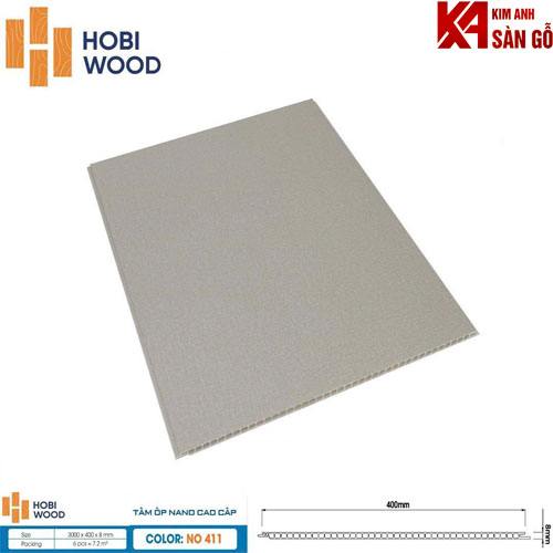 Tấm Ốp Tường Nano Hobi wood NO 411